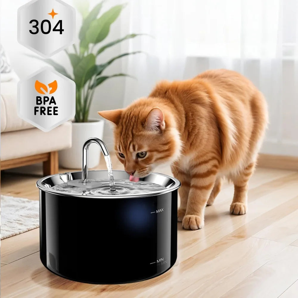 3L Wireless Cat Water Fountain Auto Sensor Drinking Fountain For Cats Dog Drinker Pet Water Dispenser Accessories
