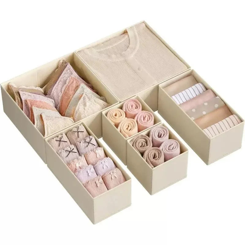 Underwear Organizers Of Cabinets And Drawers Wardrobe Clothes Bra Organizer For Underwear Socks Pants Home Foldable Storage Box