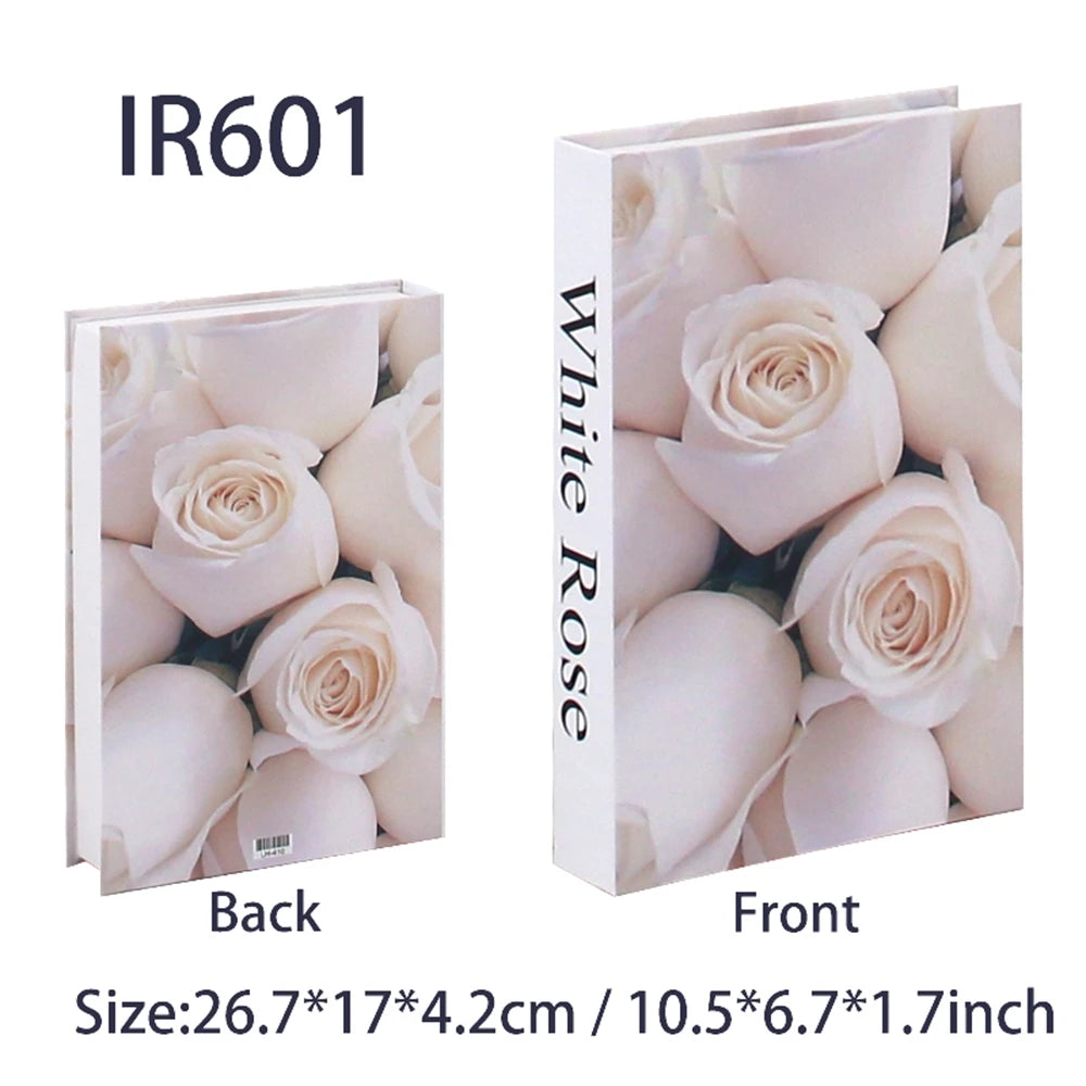 Luxury Fake Books Home Decoration Accessories for Living Room Fashion Fake Book Storage Box Simple Nordic Coffee Table Books