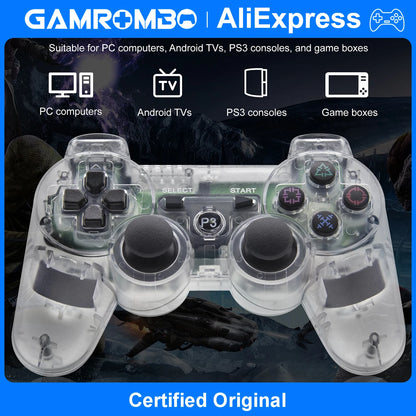 Gamepads For Playstation 3 PS3 Consoles PC/Android TVs /Game Boxes 360°Joysticks Precise Targeting No Deadzone Game Controller