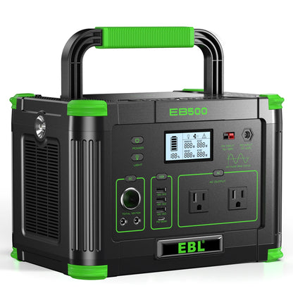 EBL Power Station 501W 551Wh Solar Power Generator Backup Bank