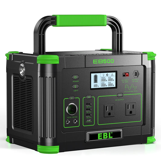 EBL Power Station 501W 551Wh Solar Power Generator Backup Bank