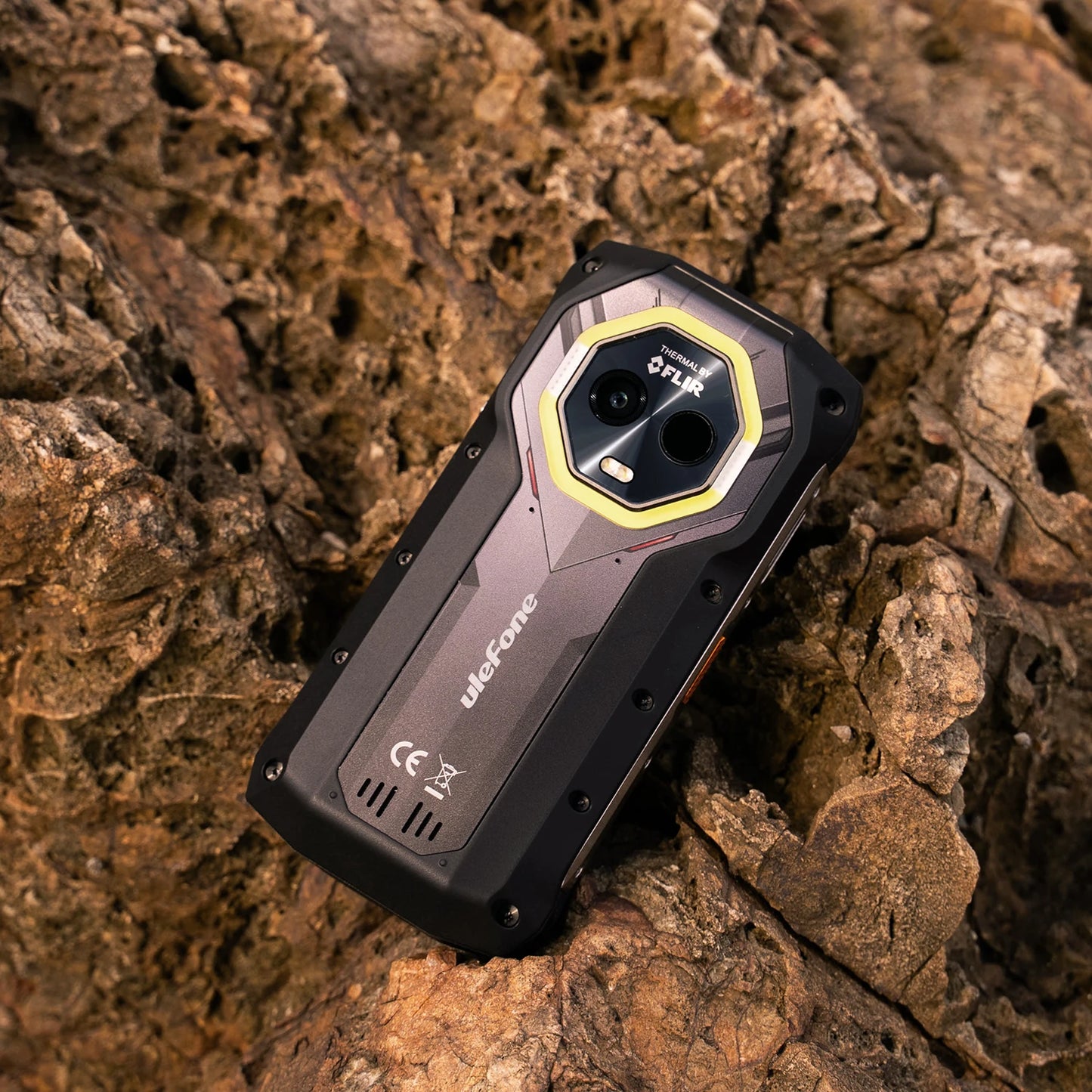 Ulefone Armor Mini 20T Pro 5G 4.7' Display Rugged Phone Android 14 LED Light 6200mAh 16GB+256GB Thermal Imaging 33W Smartphone