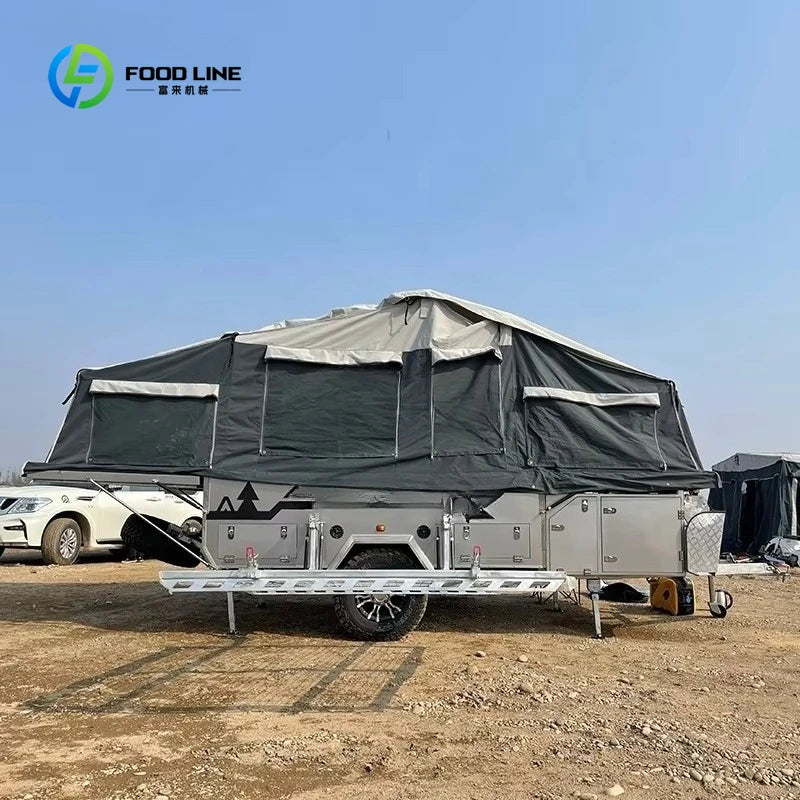 Customized Lightweight High Quality Off-Road Camper Tent Trailer Durable for Family Outdoor Camping Adventure Trip Use