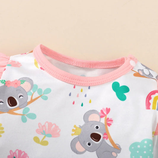 0-12 Months Newborn Baby Clothes Long Sleeves Cute