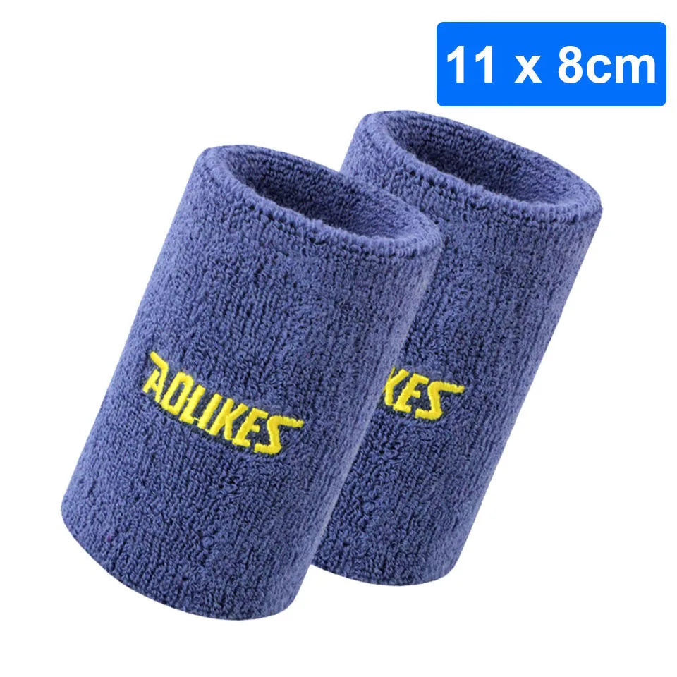 AOLIKES 1 Pair Sweatbands Sports Wristband for Men & Women - Moisture Wicking Athletic Sweatband for Tennis, Basketball, Running