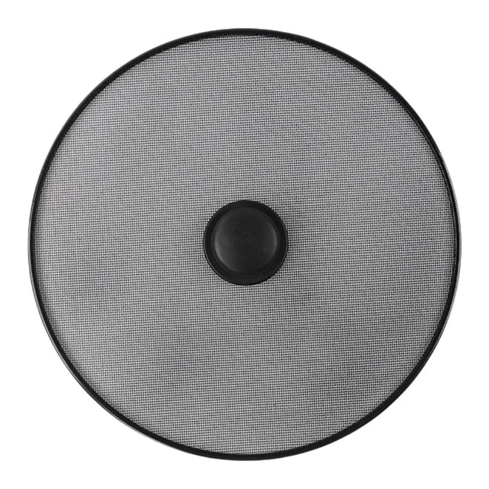 Anti-Splash Splatter Screen With Handle Stainless Steel Oil Splash Guard Fine Mesh Anti Grease Lid Frying Pan Use
