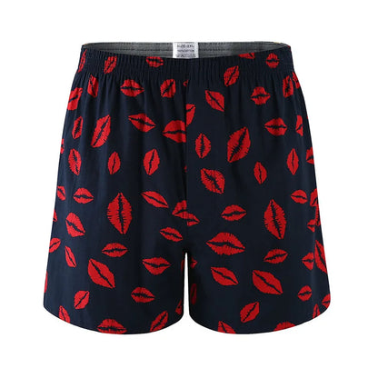 Men's Boxer Shorts Pineapple Lemon Print Panties Cotton Breathable Comfortable Underwear for Men Home Wear Sleepwear Underpants