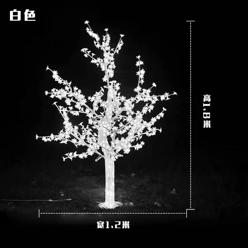 Cherry Blossom LED Christmas Tree Lights 480/576pcs Set 1.5m/5ft Height Indoor And Outdoor Decorative Lighting