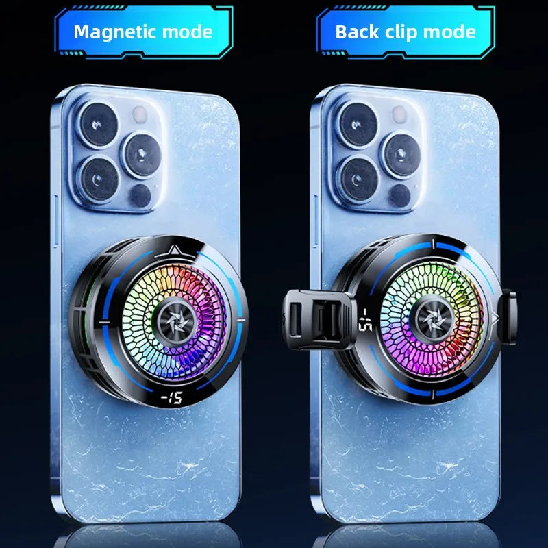 Phone Cooler Fan Gaming Portable Phone Cooling Fan for Mobile Phone Cooler Magnetic Cell Phone Cooler for Phone Cooler Gaming