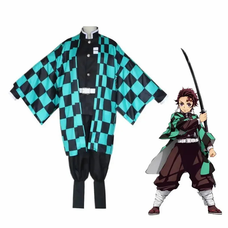 2026 Costume de Cosplay Anime Kamado Tanjirou, tueur de démons, Halloween, dessin animé