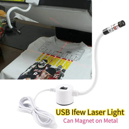 DTF Laser Pointer Sublimation Tool Kit For Printer Heat Press Machine Tshirt Cutting Bed Sewing Position Cross Light Locator Kit