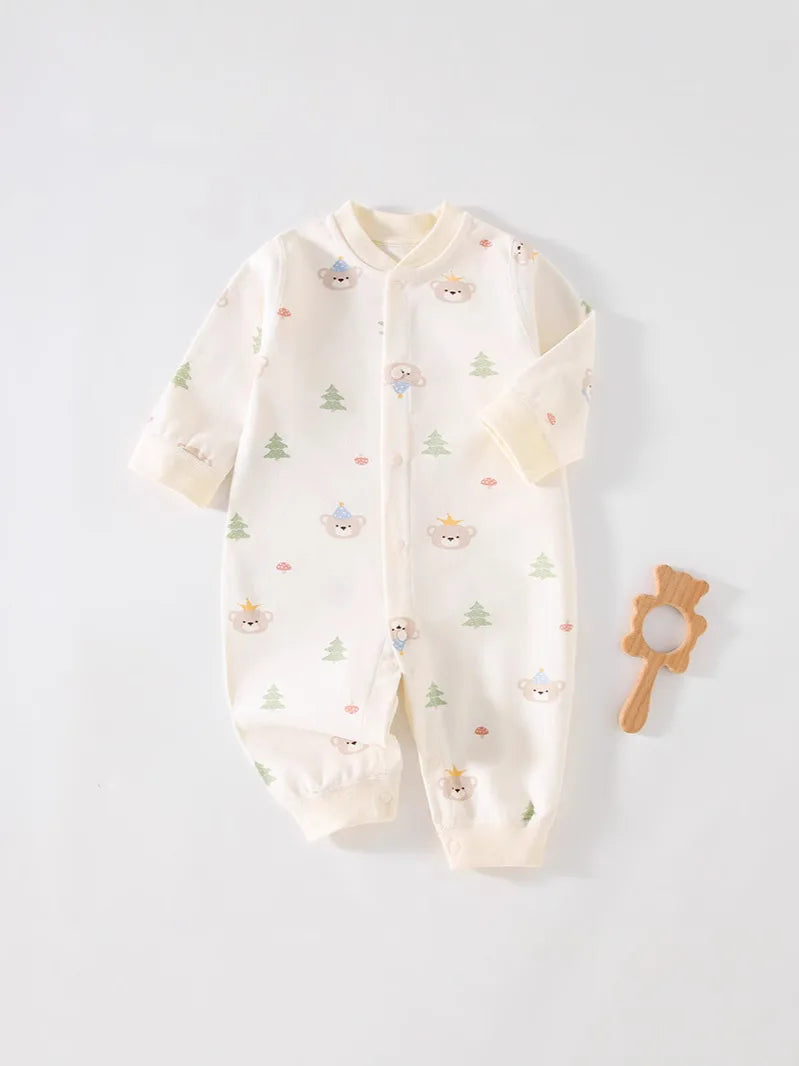 Autumn Baby Clothes Newbron Spring 100 Cotton Underwear Newborn Onesie
