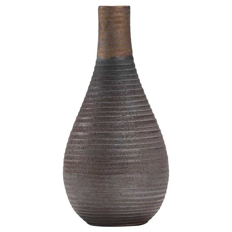 Creative Handmade Antique Ceramic Vases Modern Minimalist Ceramic Decorative Handicrafts