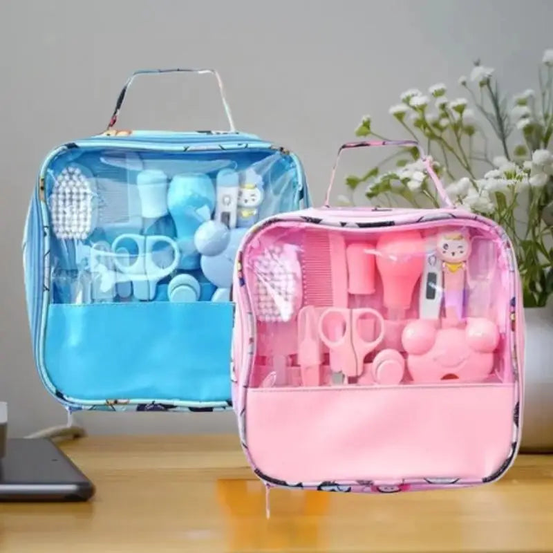 13pcs Comb Grooming Baby Care Kit Baby Portable Tool Grooming Nail Care Set