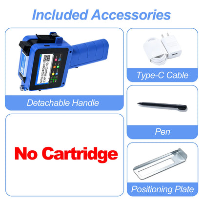 Mini Detachable Handheld Inkjet Printer MD16 Portable Compact Wireless Printing Device for Photos And Documents