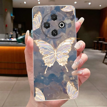 For Tecno Spark 30C Case kl5 kl5n Aesthetic Butterfly Flower Clear Soft Silicone Back Cover Techno Spark 30C Phone Case k15 k15n