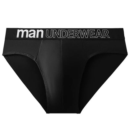 1pcs Men's Sexy Briefs Student Fashion Underwear Men's Panties Breathable Elastic Large Size Male Underpants Letter waist print
