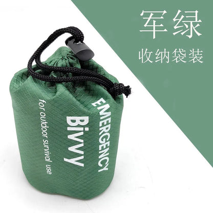 Emergency Sleeping Bag Survival Blanket Thermal Mylar Bivy Sack Lightweight Waterproof Portable Shelter For Camping Hiking