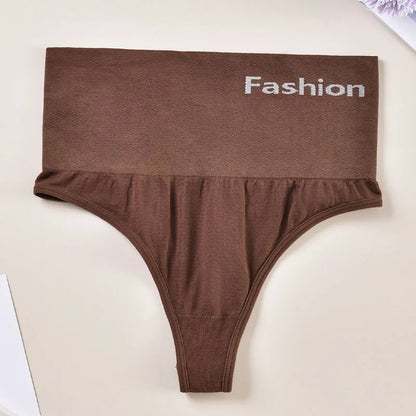 Sexy Women's High Waisted Underwear, Seamless Thong, Slimming Open Buttocks Underwear, Slimming Underwear, Women's Underwear