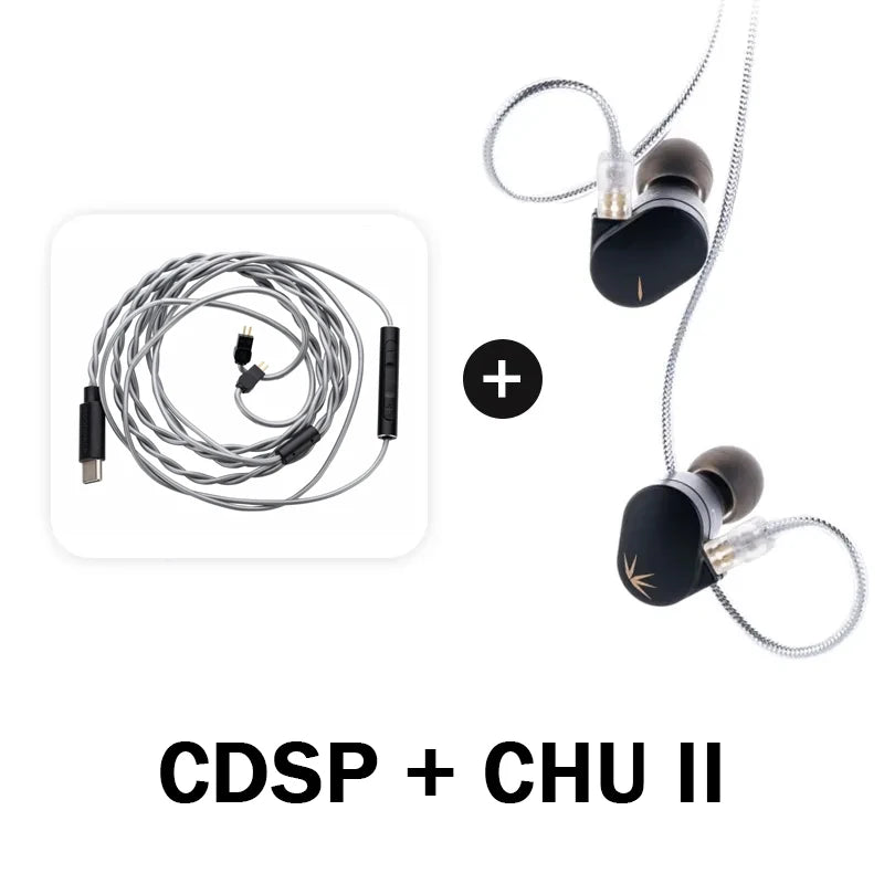 MOONDROP CHU II High Performance Dynamic Driver IEMs Interchangeable Cable In-Ear Headphone