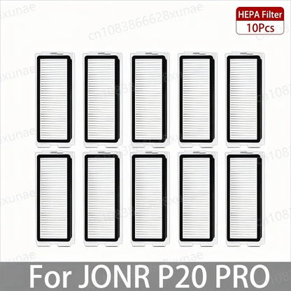 For JONR P20 PRO / T5 Pro Robot Vacuum Cleaner Accessories Main Side Brush Hepa Filter Mop Cloth Dust Bag Replacement