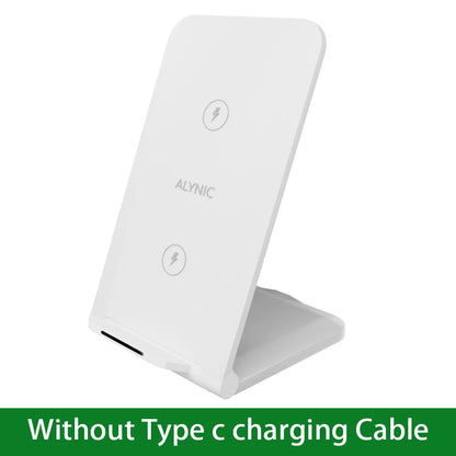 Wireless Charger Station Earphone Phone Fast Charging Charger Holder For iPhone 16 15 14 13 Pro Max Samsung S24 S23 Xiaomi