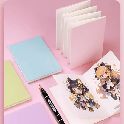300GSM Thickened Paper Organ Book Sketchbook for Sketching Illustration Handbook Painting Watercolor Journal Drawing Notebook