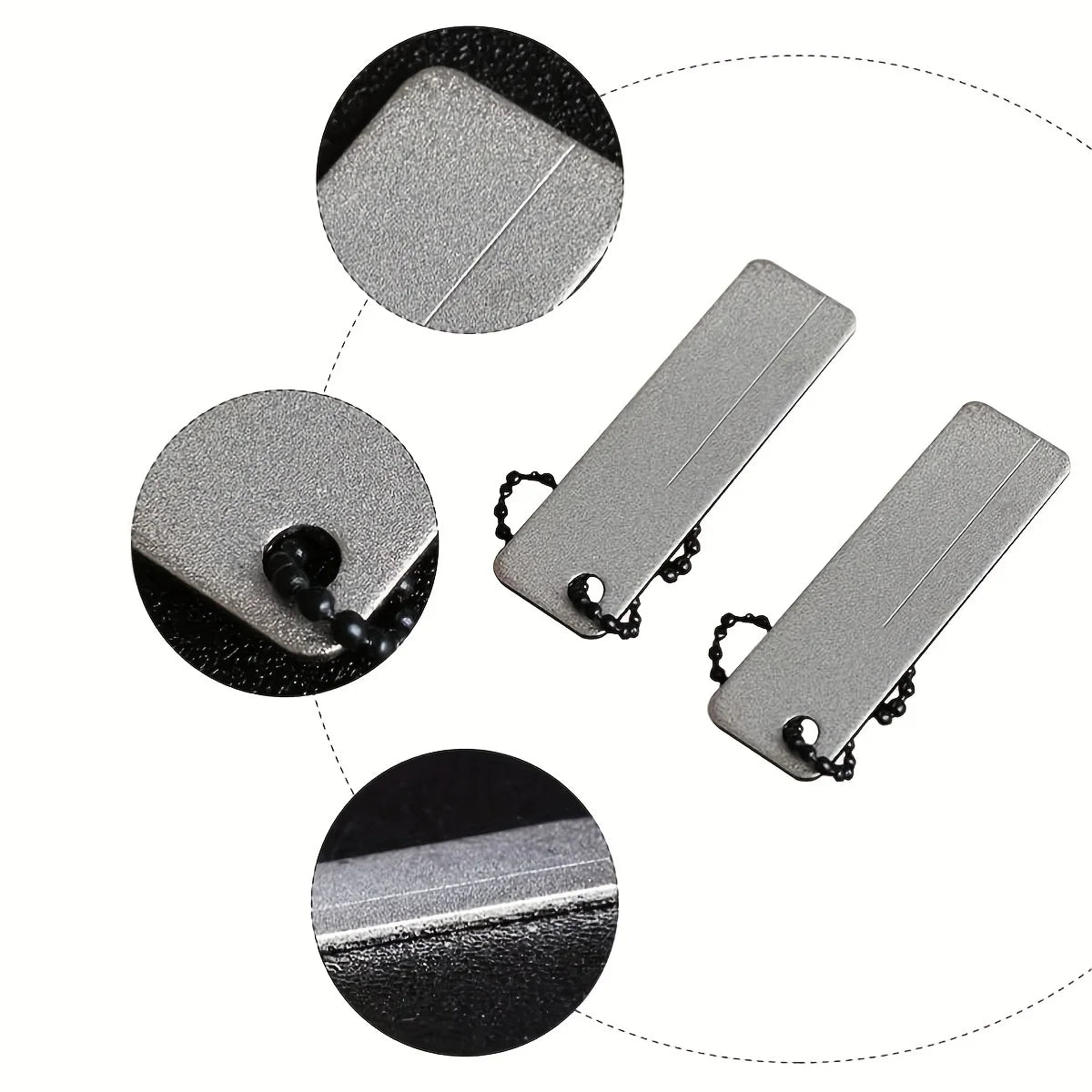 Knife Sharpener Diamond Pocket Tools Mini Keychain Outdoor Camping Sharpener Outdoor Camping Tool Emery Nail File Grinding Tool