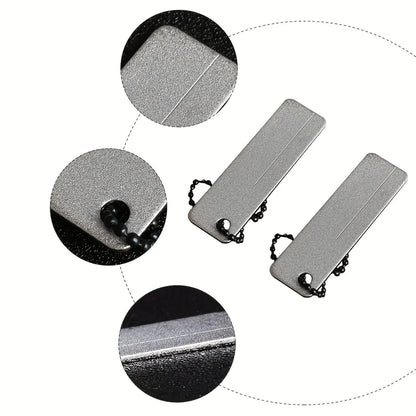 Knife Sharpener Diamond Pocket Tools Mini Keychain Outdoor Camping Sharpener Outdoor Camping Tool Emery Nail File Grinding Tool