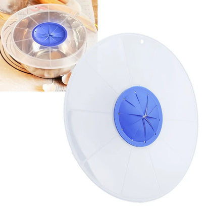 Durable PP Silicone Mixer Splatter Guard Round Transparent Anti Splash Cover Multifunctional Splash Cooking Guard Baking