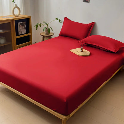 Throw Waterproof Mattress Cover Bed Fitted Sheet Mattress Bedspread Protector Pads Single/Double/King/Queen Full Size Gray/White