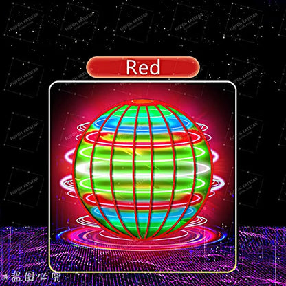 Pro Magic Hand Controlled Flying Ball with Glow LED Lights and Hover Spinner, 360° Rotating Outdoor Fidget Toy for Teens & Adult