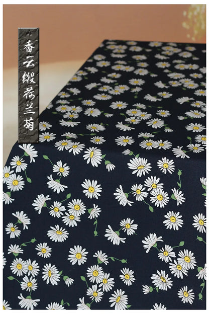 Digital Printed Rayon Fabric Summer By Meters for Women Dress Pajamas Cool Blankets Diy Sewing Soft Smooth Floral Textile Cloth