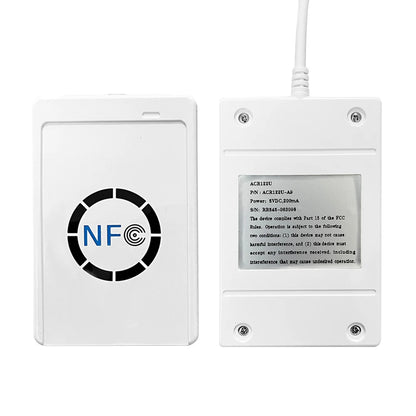 ACR122U RFID access card reader duplicator 13.56MHZ NFC support ISO / IEC18092 smart chip card crack writer