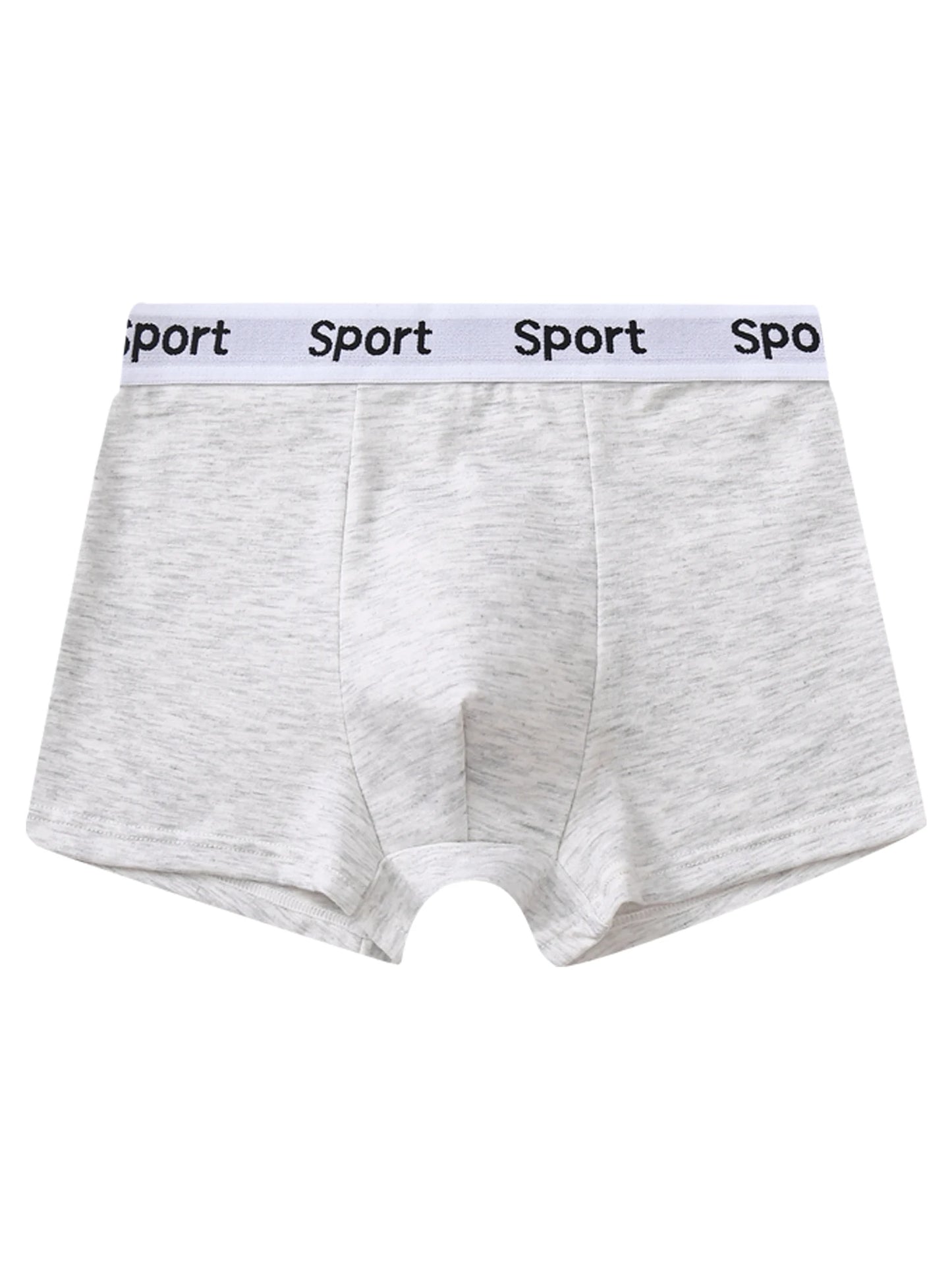 7 pieces mixed boys' underwear 8-14 years old solid color breathable soft stretch 95% cotton boy's boxer briefs
