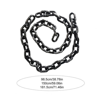 Giant Chain Dog Leash, Lightweight Plastic Chain Pet Leash, Looks Like Iron Chain, Stylish Big Chain Leash for Small Dogs