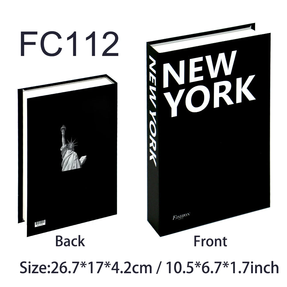 Luxury Fake Books Home Decoration Accessories for Living Room Fashion Fake Book Storage Box Simple Nordic Coffee Table Books
