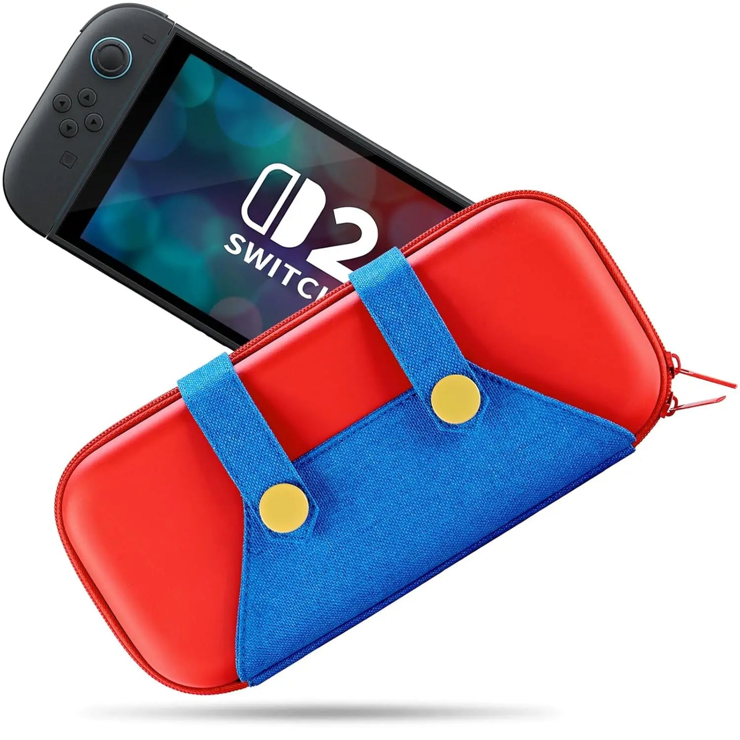 Carrying Case Compatible with NS Switch 2 - For Console & Accessories Portable Hard Shell Pouch Carrying Travel Bag