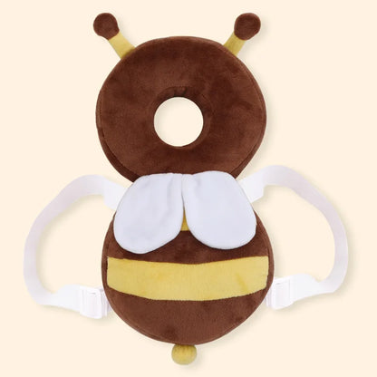 20x30cm Learn Walk Head Protector Cushion Head Back Protector Baby Protect Pillow Anti Fall Backward Cap Carry Cartoon Bee