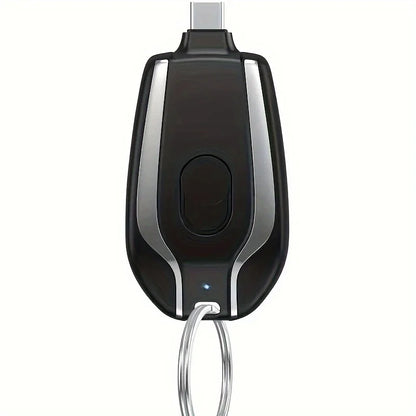 2025 New 1500mAh Mini Keychain Emergency Power Bank Portable Power Bank Keychain Emergency Charger for iPhone13 12 Xiaomi Huawei