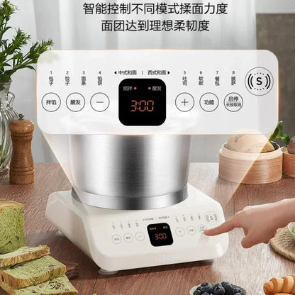 Stand Mixer Automatic Integrated Kneading Stirring Dough Fermentation Household Small Chef Machine for Baking