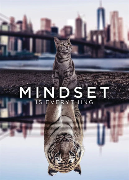 Animals Motivational Posters Eagle Wolf Lion Tiger Motivation Art Canvas Paitning Success Mindset Inspirational Wall Art Decor