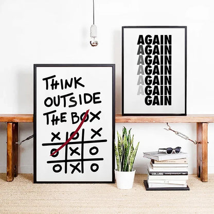 Motivational Quotes Inspirational Discipline Prints Poster Canvas Painting Modern Wall Art Picture for Living Room Home Decor