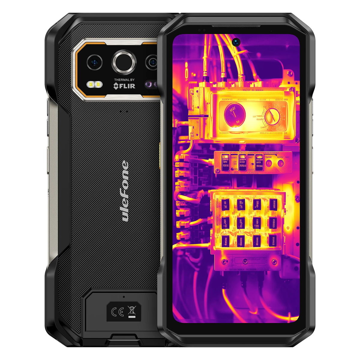 Ulefone Armor 27T Pro+ 5G THERMAL Rugged Phone 10600mAh 6.78" 120Hz Smartphone 50MP+64MP Night Camera 24GB+256GB NFC Android 15