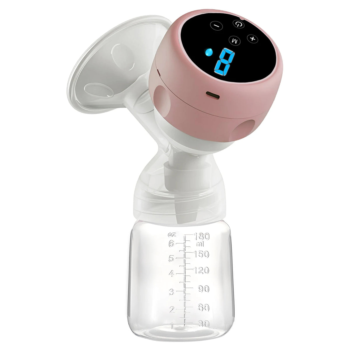 Electric Breast Pump Silent Intelligent Integrated Breastmilk Pump Massage Painless High Suction Breast Milk Bottle Breast Pump
