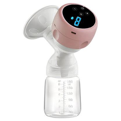 Electric Breast Pump Silent Intelligent Integrated Breastmilk Pump Massage Painless High Suction Breast Milk Bottle Breast Pump