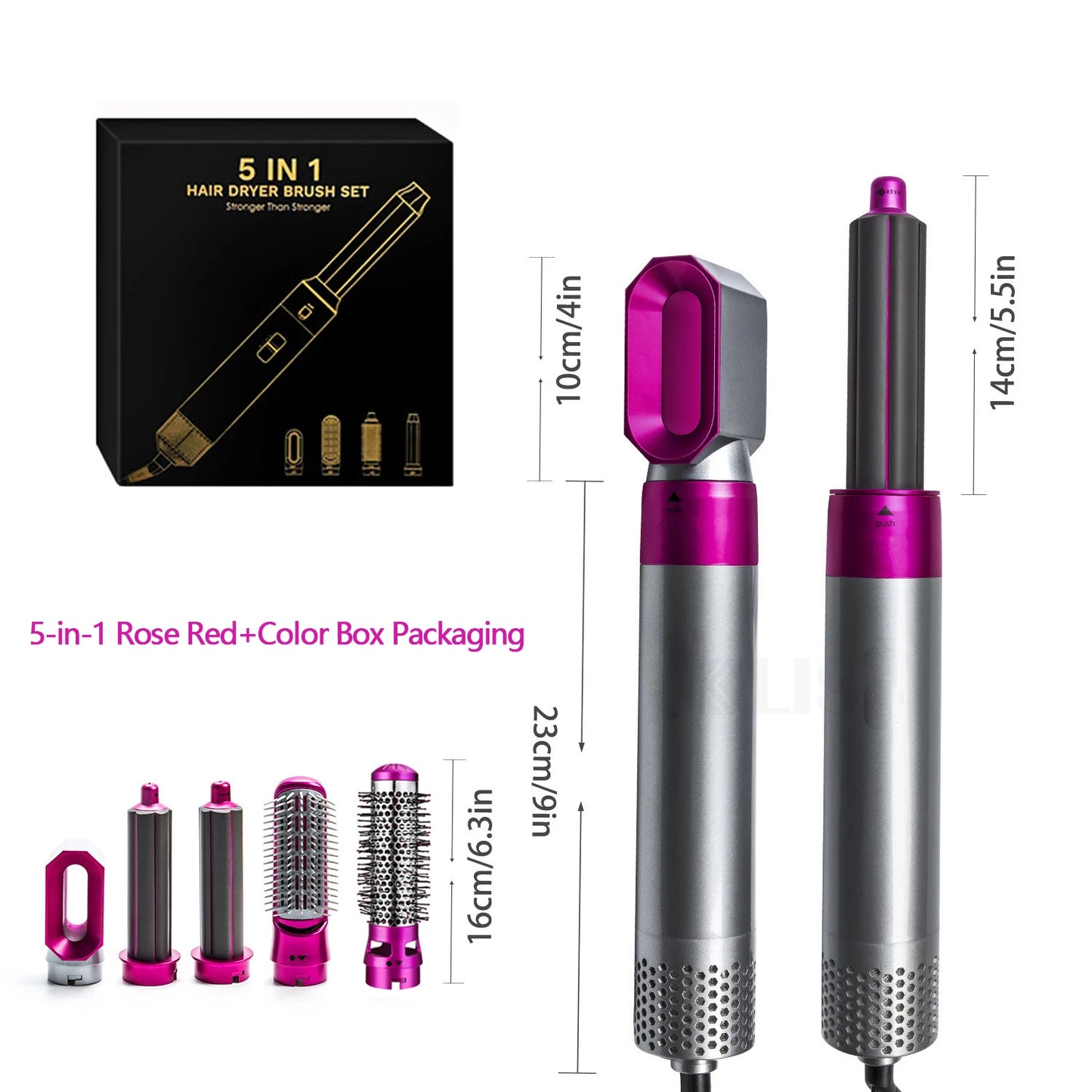 Professional 5 in 1 Hair Dryer Hot Air Comb Curler For Dyso Airwrap Hair Dryer Styling Tool Hair Straightener Hairdressing Tool