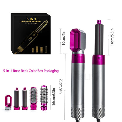 Professional 5 in 1 Hair Dryer Hot Air Comb Curler For Dyso Airwrap Hair Dryer Styling Tool Hair Straightener Hairdressing Tool