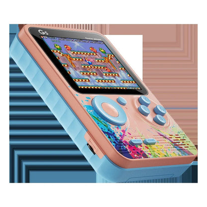 500 Games Mini Handheld Game Console Built-in Classic Retro G5 Player Support TV Out With Gamepad Kids Adults Christmas Gift